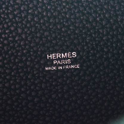 Hermes Taurillon Clemence Picotin Lock 22 MM Malachite 6 of 8