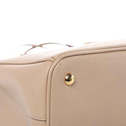 Prada Saffiano Lux Medium Tote Sabbia 11 of 12