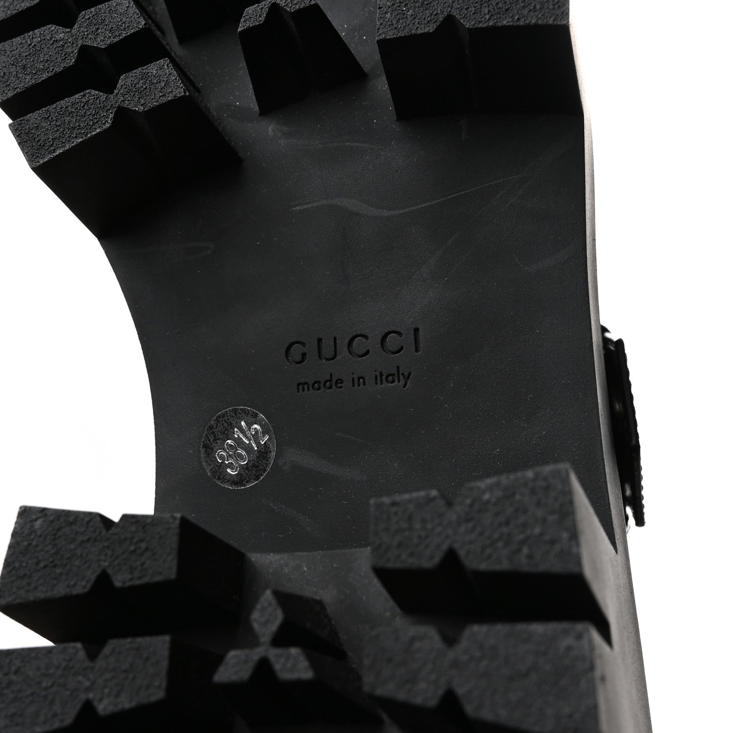 Gucci Cordovan Lux Womens Horsebit Platform Mary Jane Loafers 38.5 Black 7 of 9