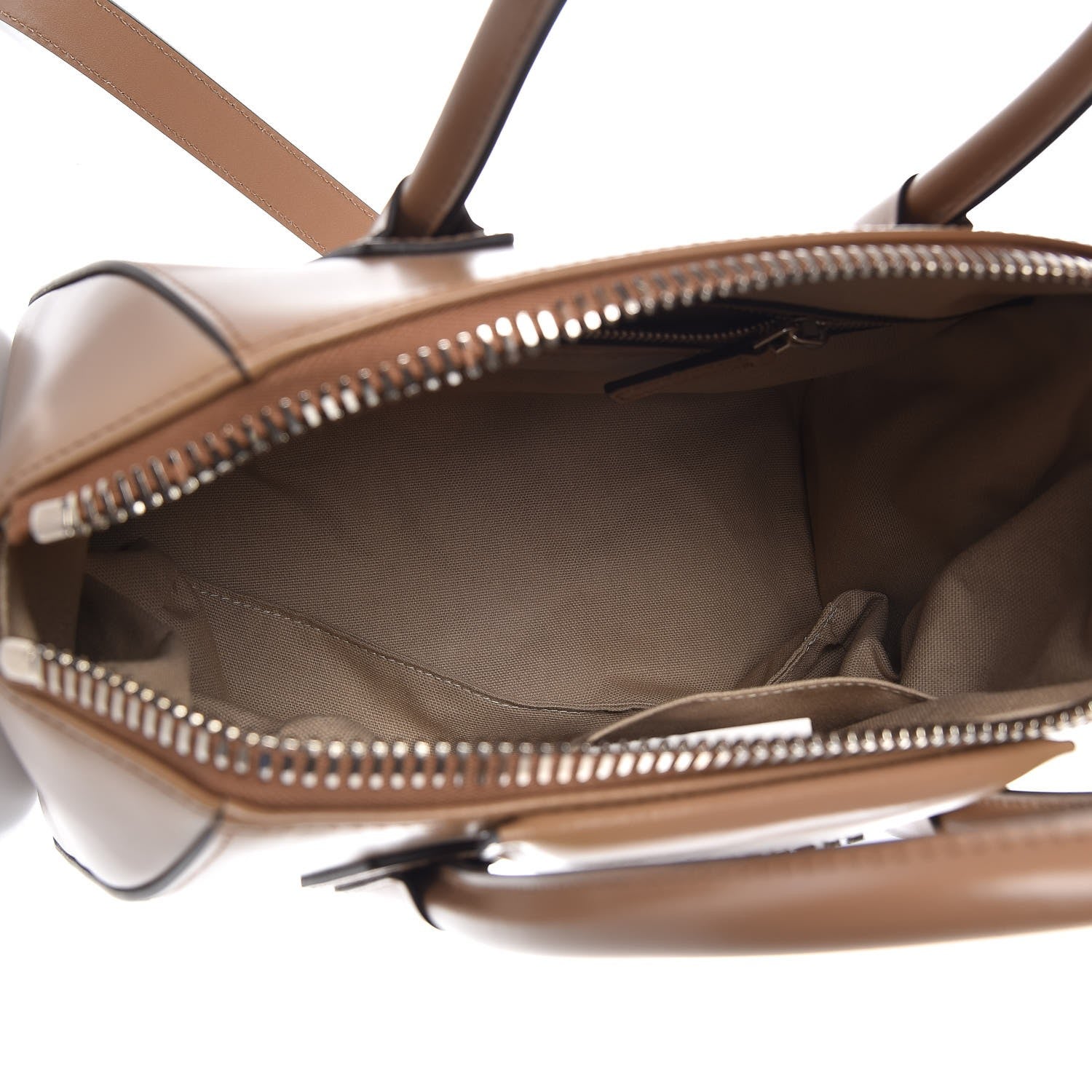 Givenchy Shiny Lord Calfskin Small Antigona Dark Beige 6 of 10