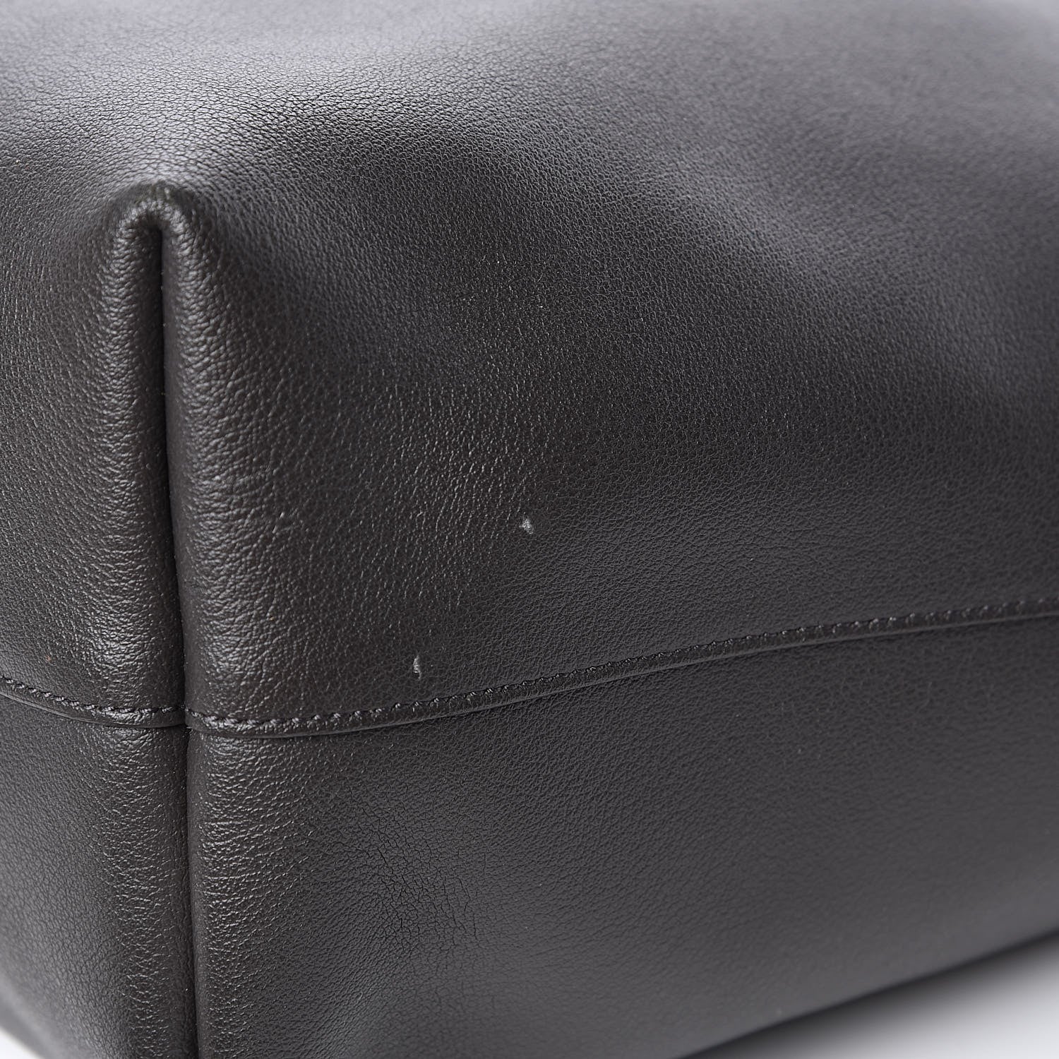 Saint Laurent Calfskin Large Shopping Tote Dark Grey 19 of 21