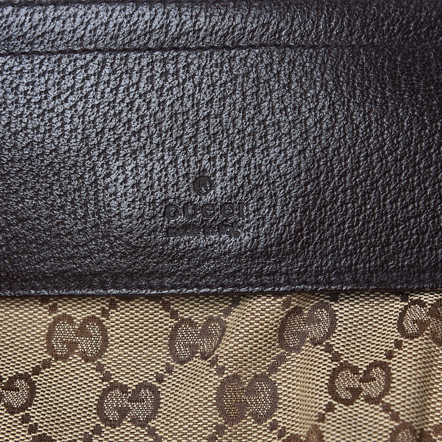 Monogram Web Belt Bag Dark Brown