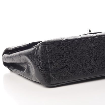Chanel Caviar Quilted Maxi Double Flap Black 8 of 13