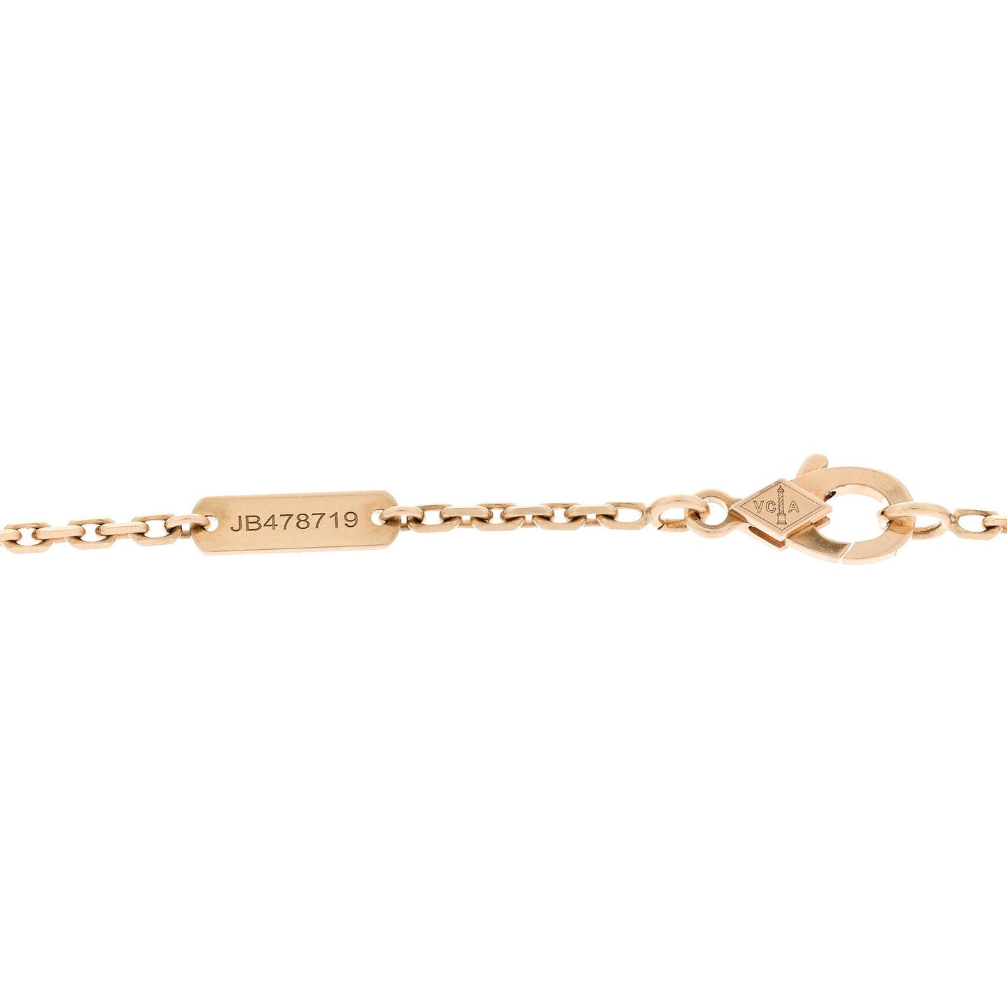 18K Yellow Gold Carnelian Magic Alhambra Long Necklace