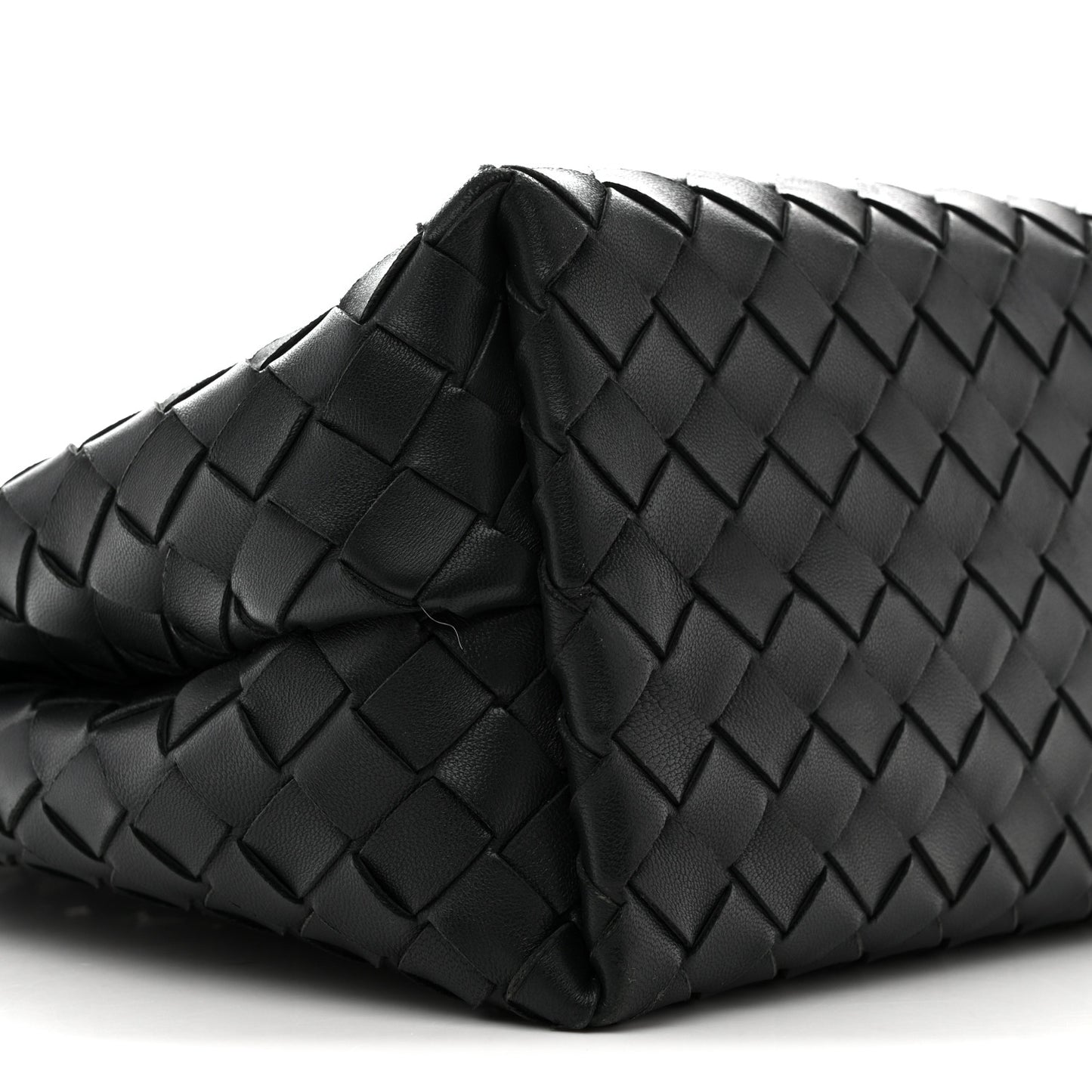 Nappa Intrecciato Medium Andiamo Shoulder Bag Shadow