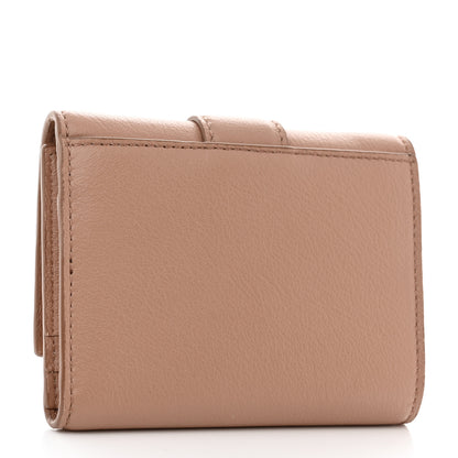 Jimmy Choo Calfskin Crystal Cheri Compact Wallet Powder Pink 3 of 8