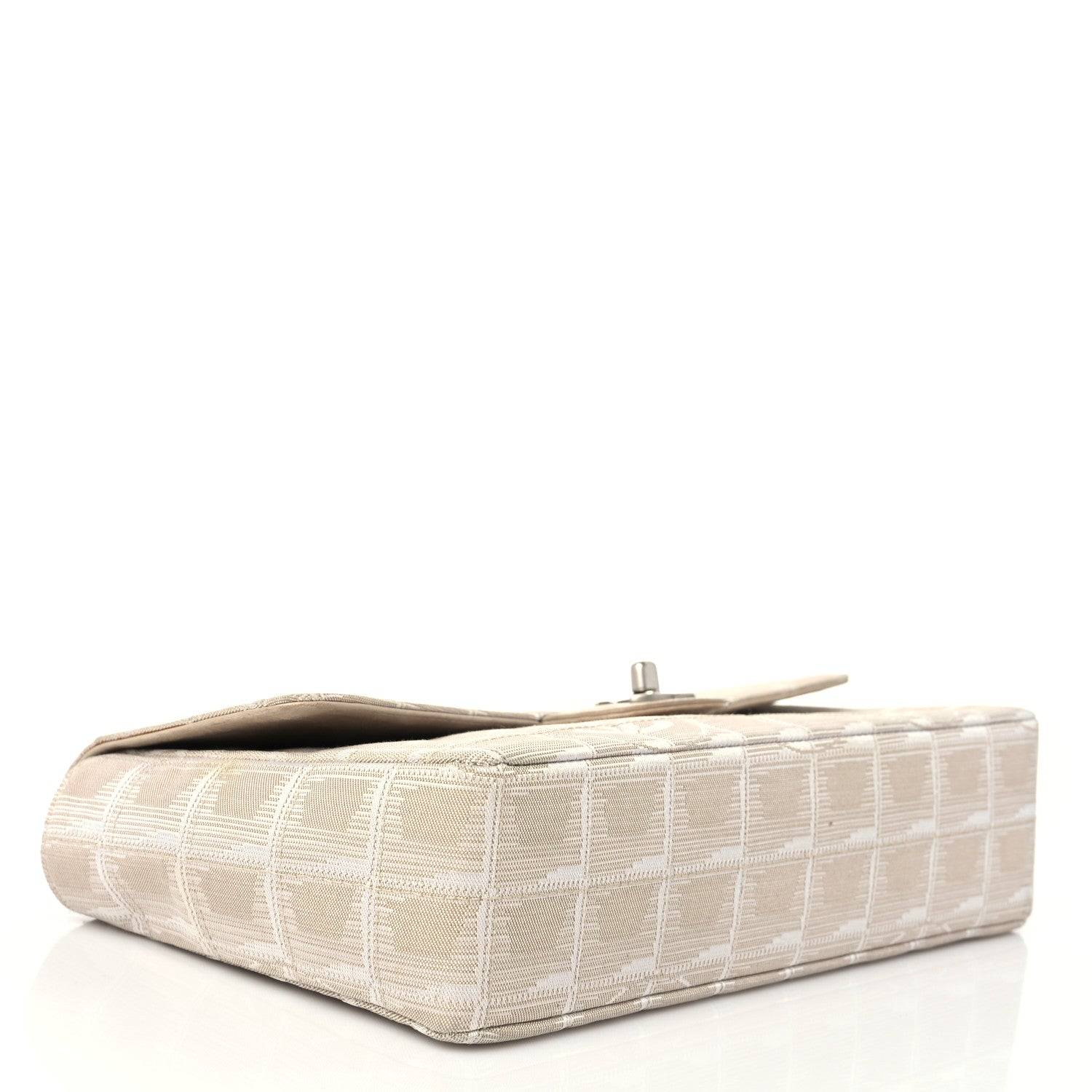 Chanel Nylon Medium Travel Flap Light Beige 3 of 11