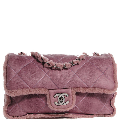 Chanel Shearling Quilted Medium Flap 1 of 8