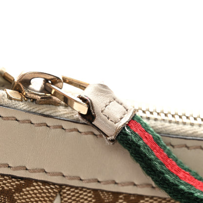 Gucci Guccissima Web Small Mayfair Bow Detail Shoulder Bag Beige Off White 12 of 13