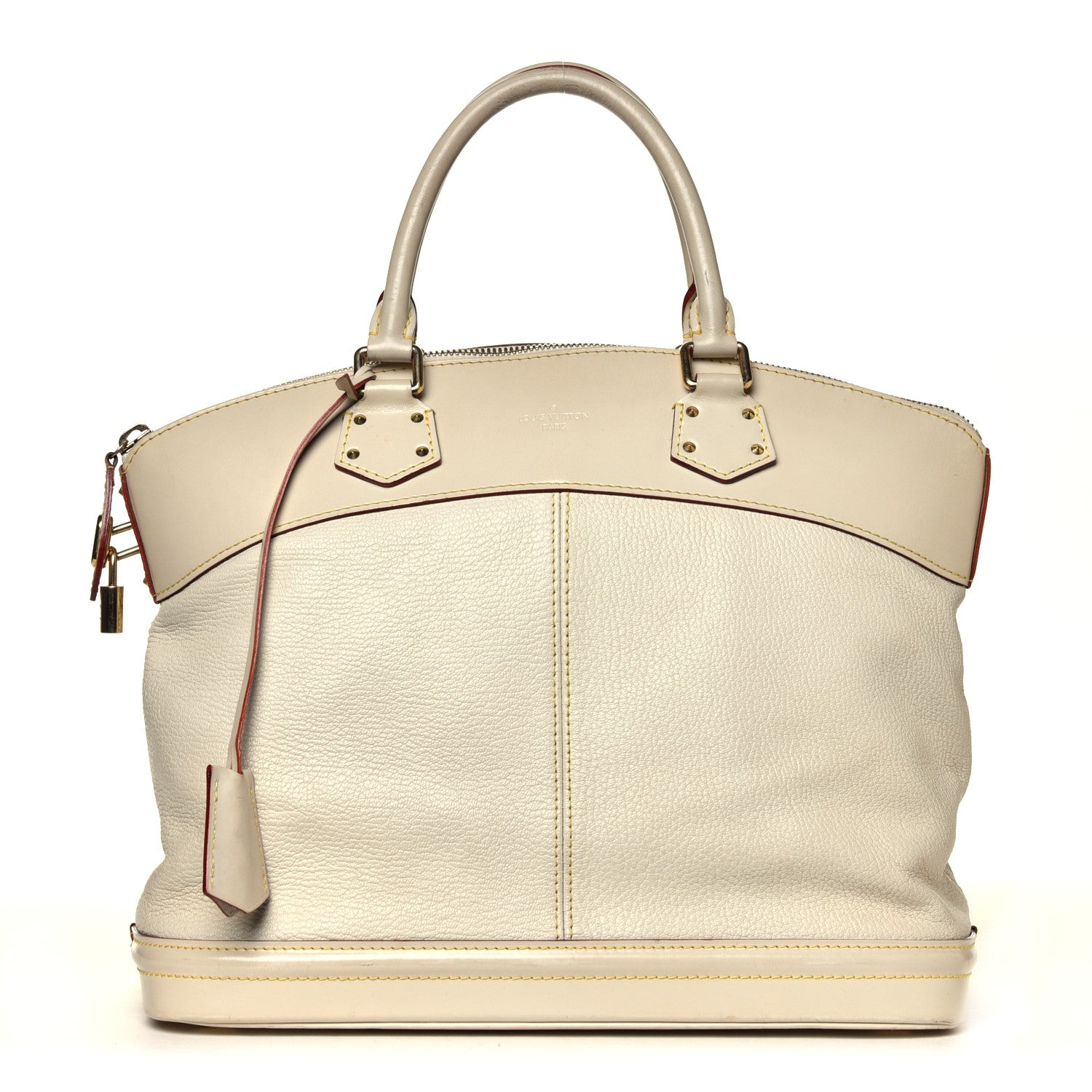 Louis Vuitton Suhali Lockit MM White 1 of 23