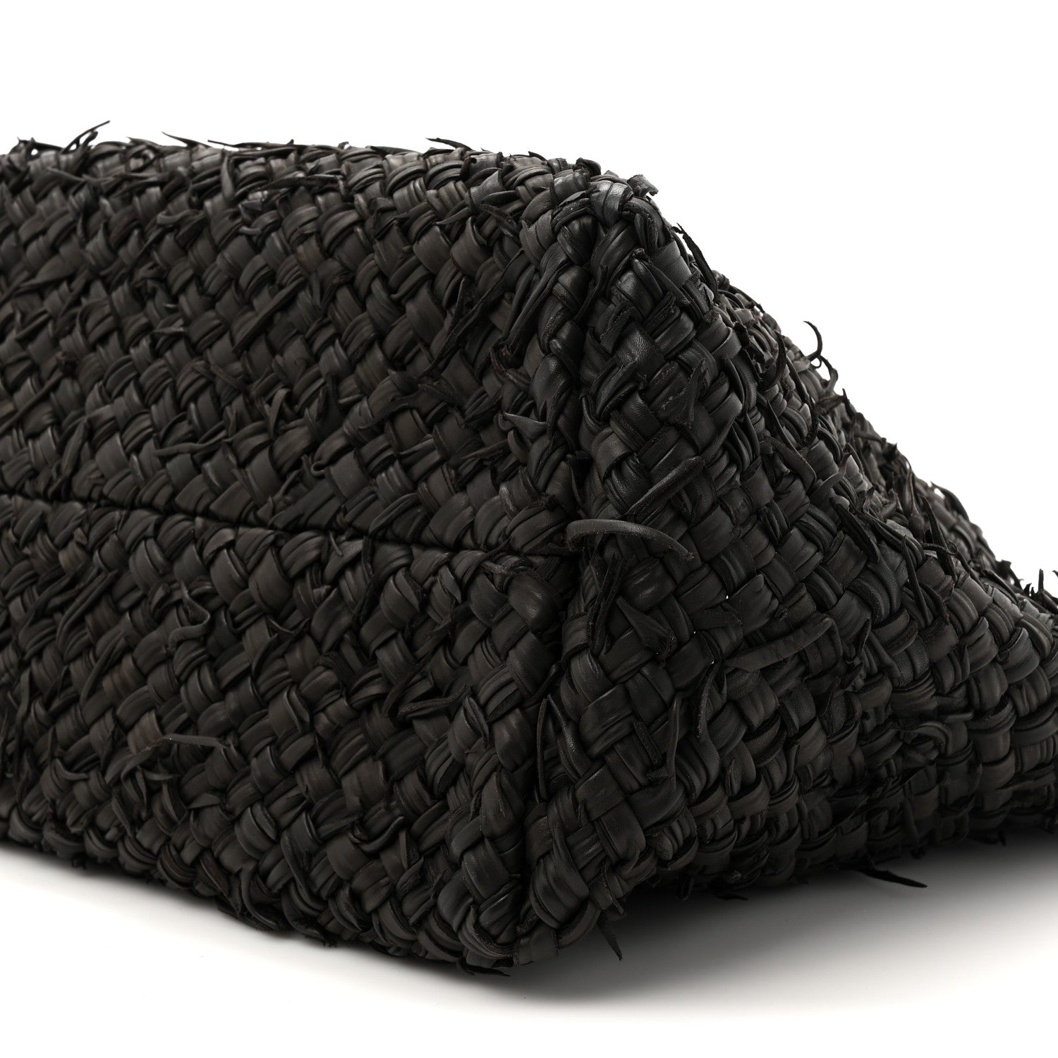 Bottega Veneta Chevre Intrecciato Fringe Netted Medium Cabat Tote 9 of 12