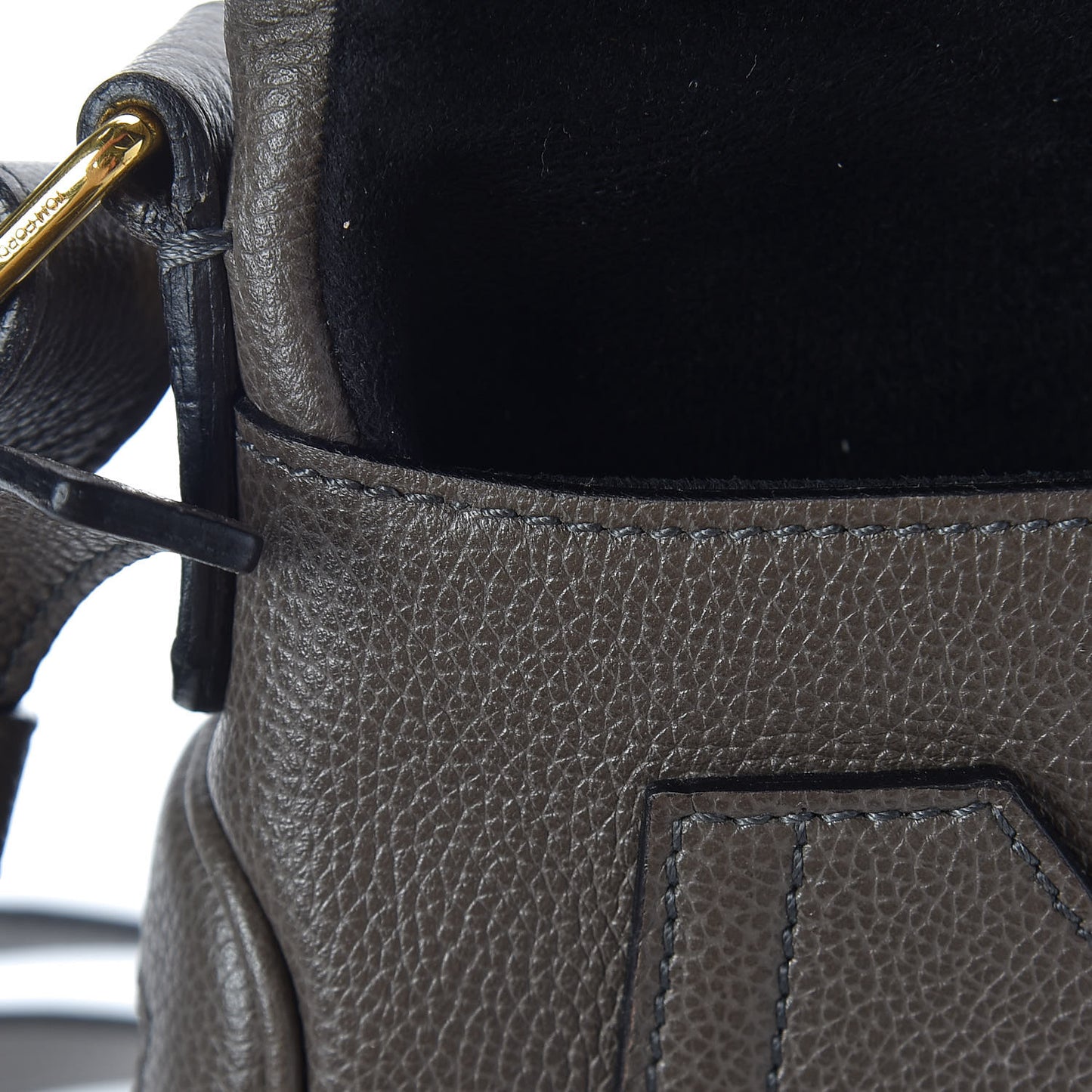 Calfskin Medium Jennifer Crossbody Grey