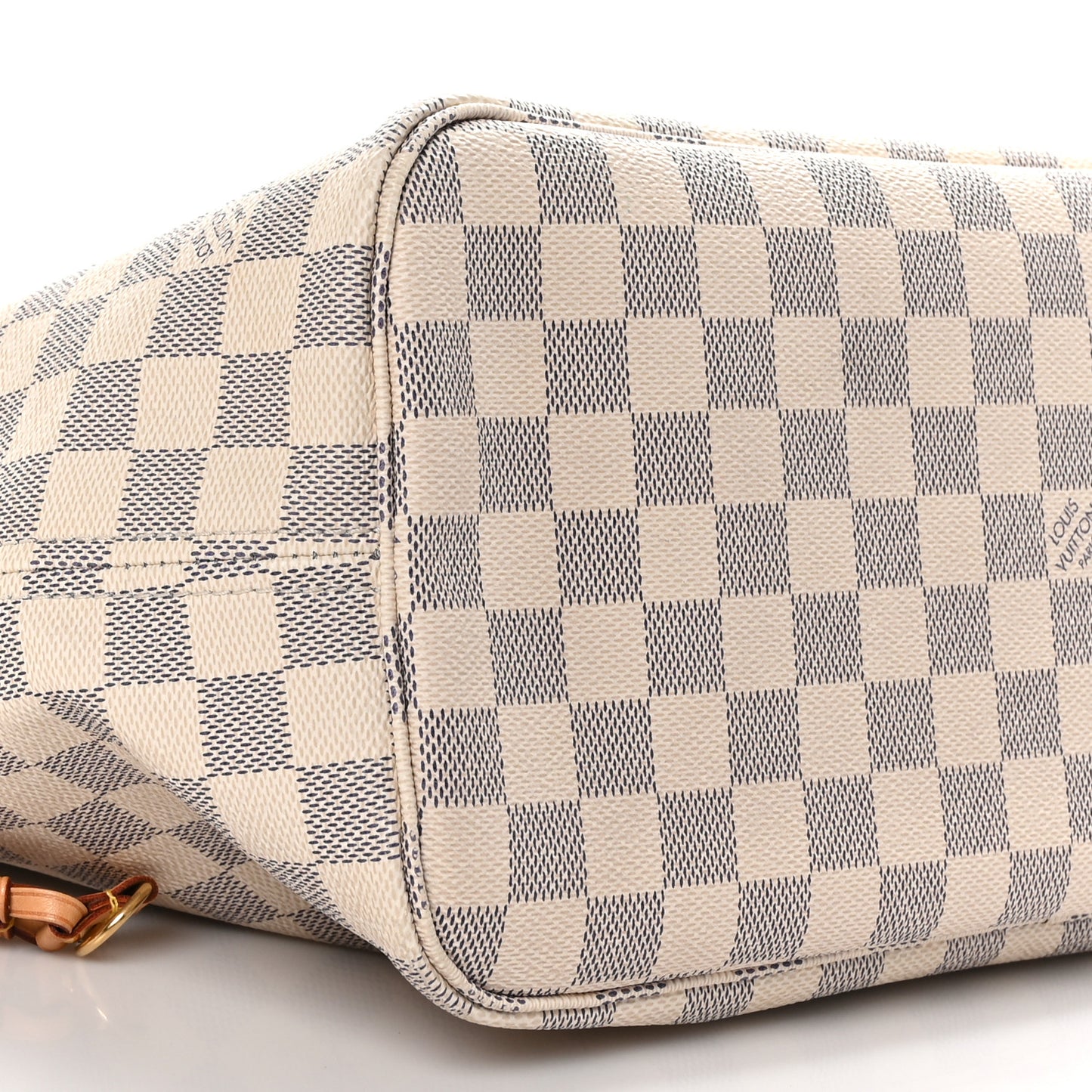 Damier Azur Neo Neverfull MM Rose Ballerine