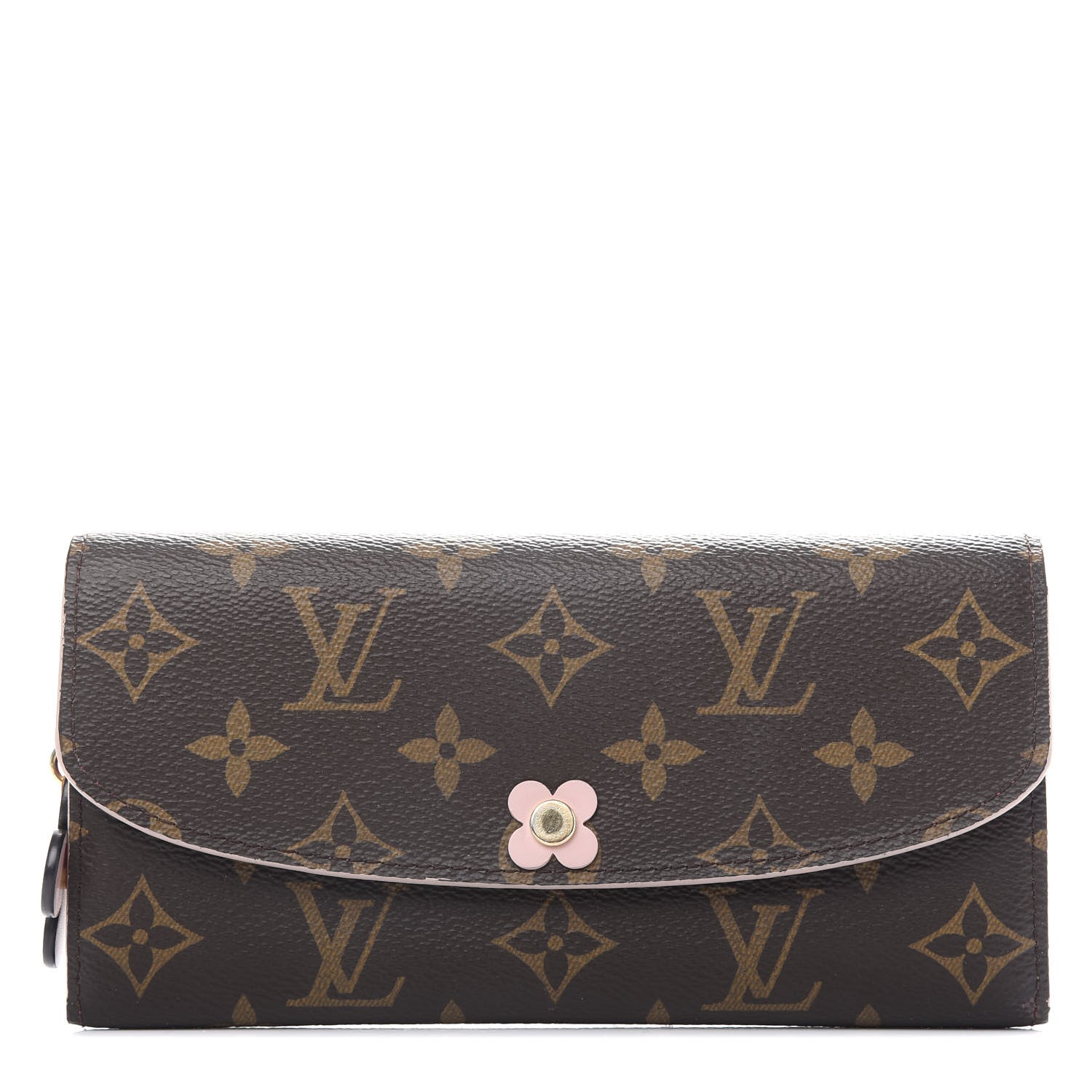 Louis Vuitton Monogram Bloom Flower Emilie Wallet 1 of 7