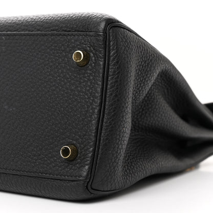 Hermes Togo Kelly Retourne 28 Black 10 of 12
