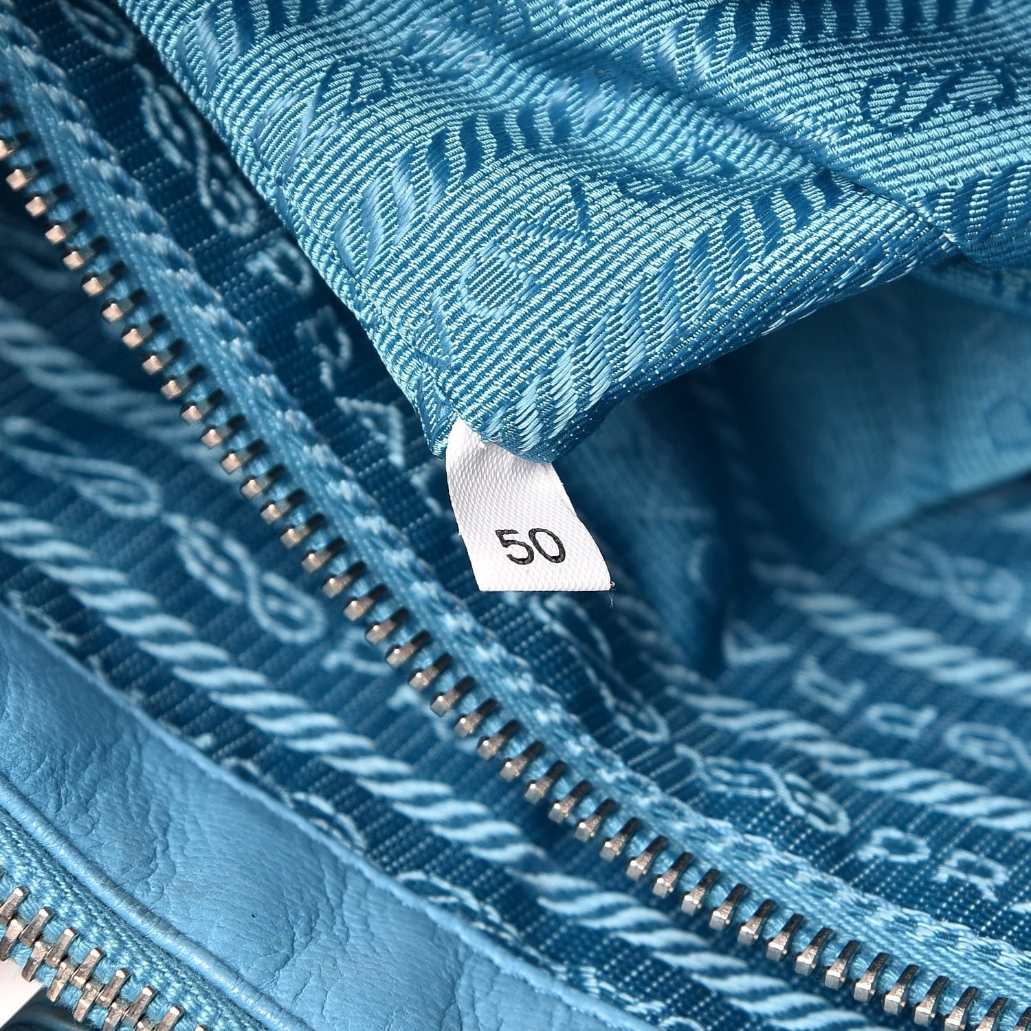 Prada Soft Calf Tote Turchese 7 of 18