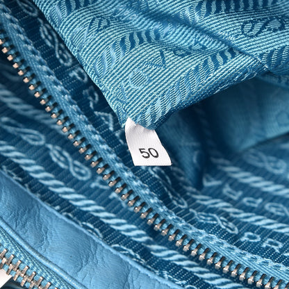 Prada Soft Calf Tote Turchese 7 of 18