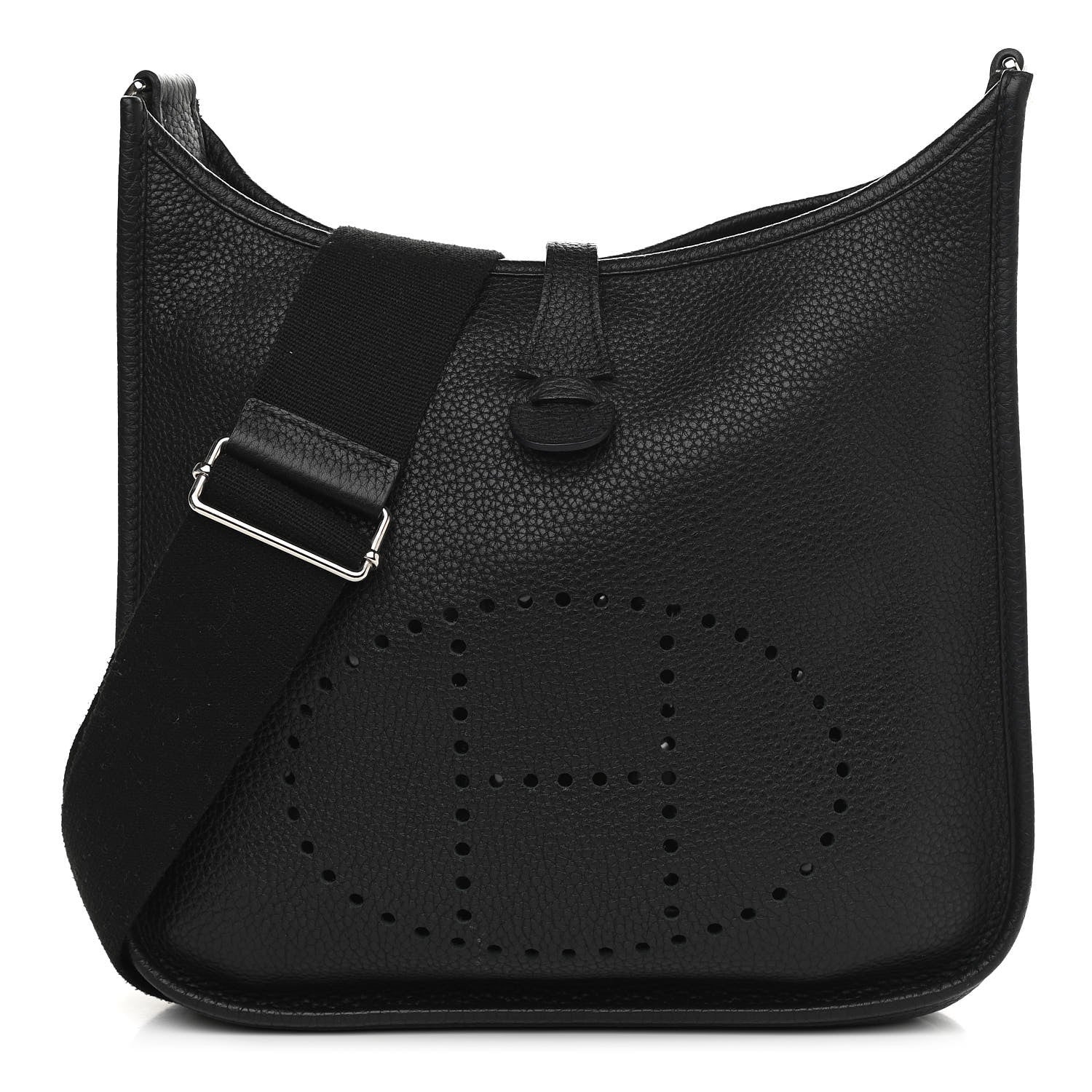 Hermes Taurillon Clemence Evelyne III PM Black 1 of 10