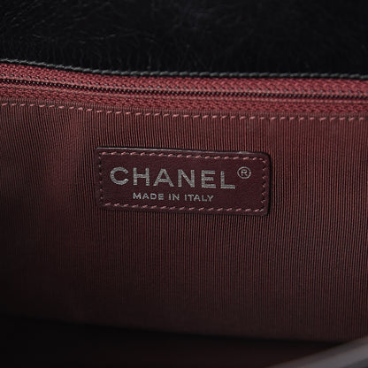 Chanel Aged Glazed Calfskin Quilted Small Daily Walk Flap Black 5 of 9