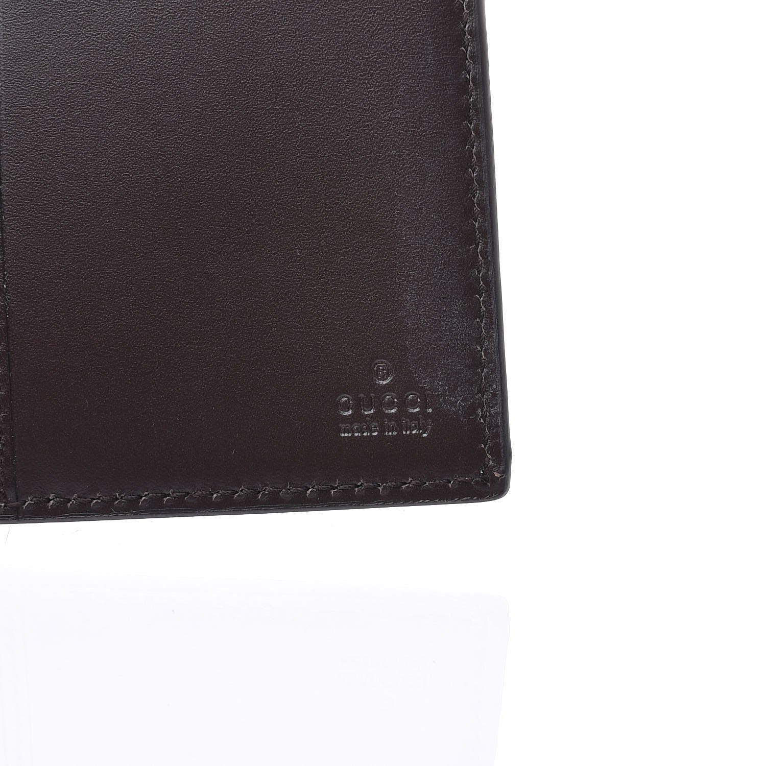 Gucci Guccissima Wallet Dark Brown 6 of 7