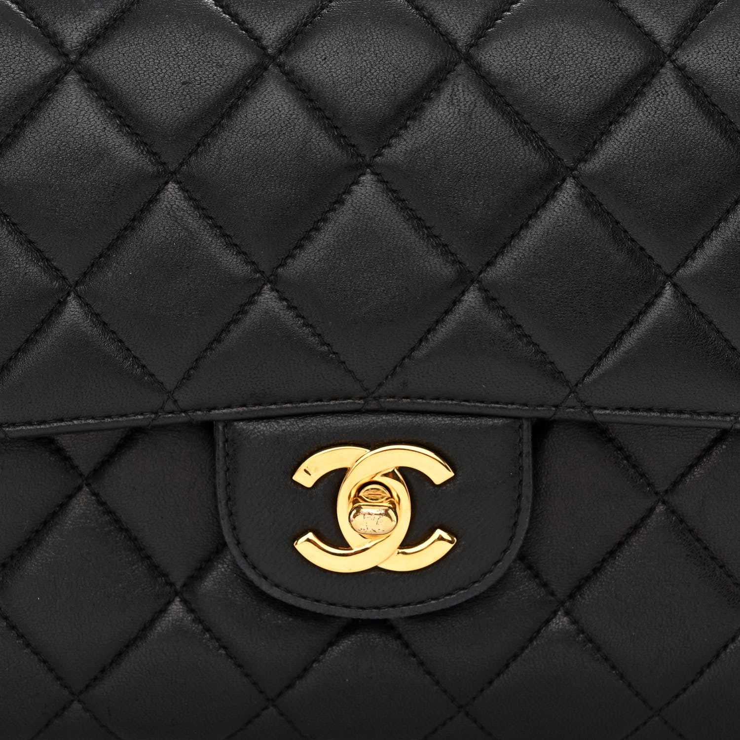 Chanel Lambskin Quilted Medium Double Sided Flap Black 11 of 16