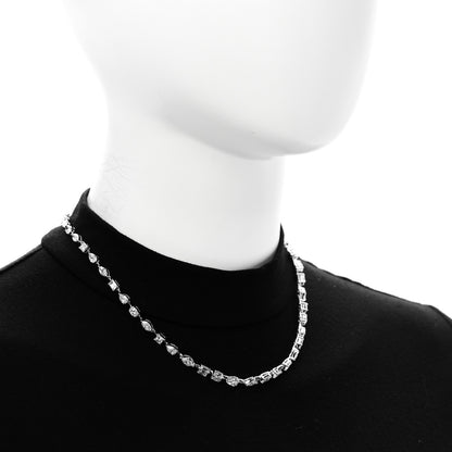 Parker & West by FASHIONPHILE 18K White Gold Diamond 11.30ctw Emerald Marquis Oval Pear Princess Cut Necklace 2 of 5