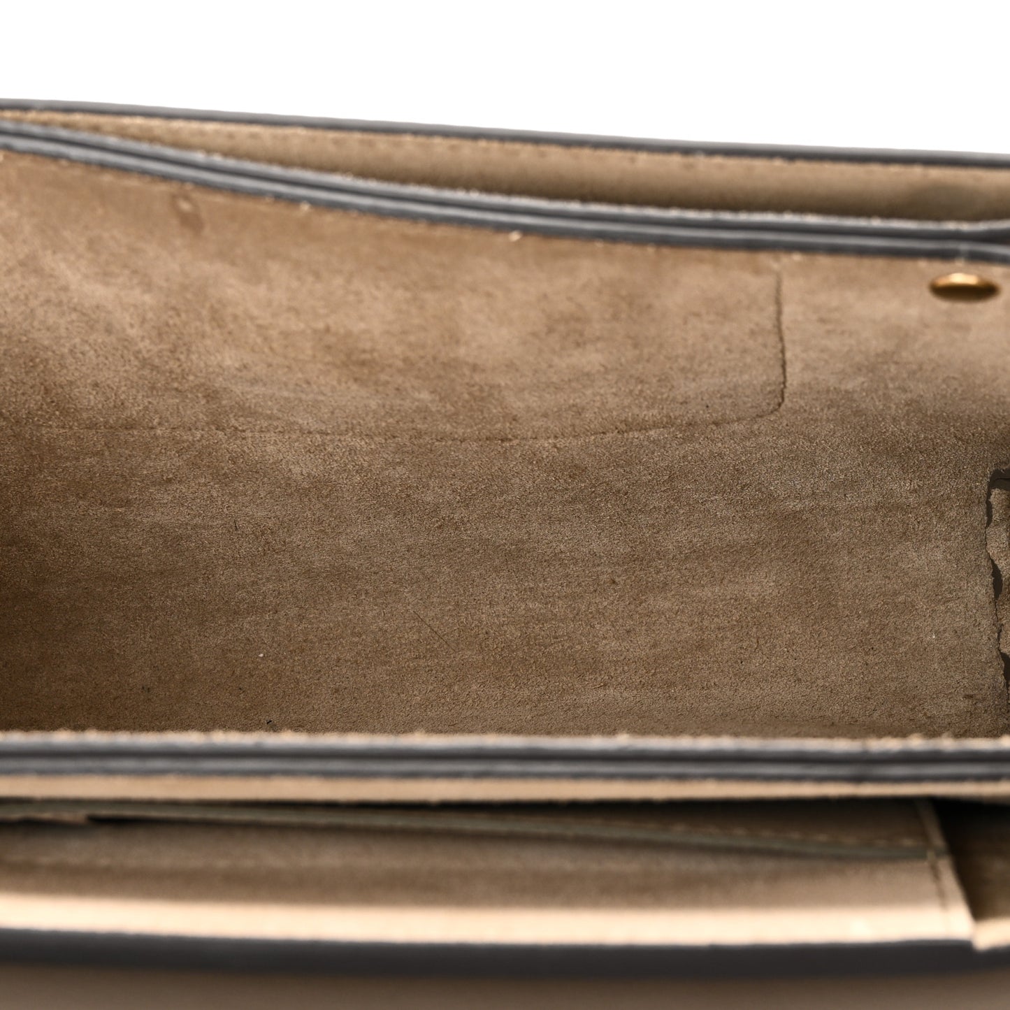 Suede Calfskin Small Faye Shoulder Bag Motty Grey