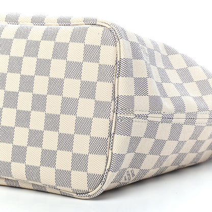 Louis Vuitton Damier Azur Neo Neverfull MM Rose Ballerine 9 of 9