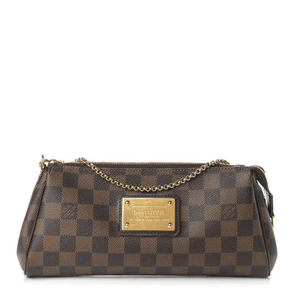 Louis Vuitton Damier Ebene Eva Clutch 1 of 10
