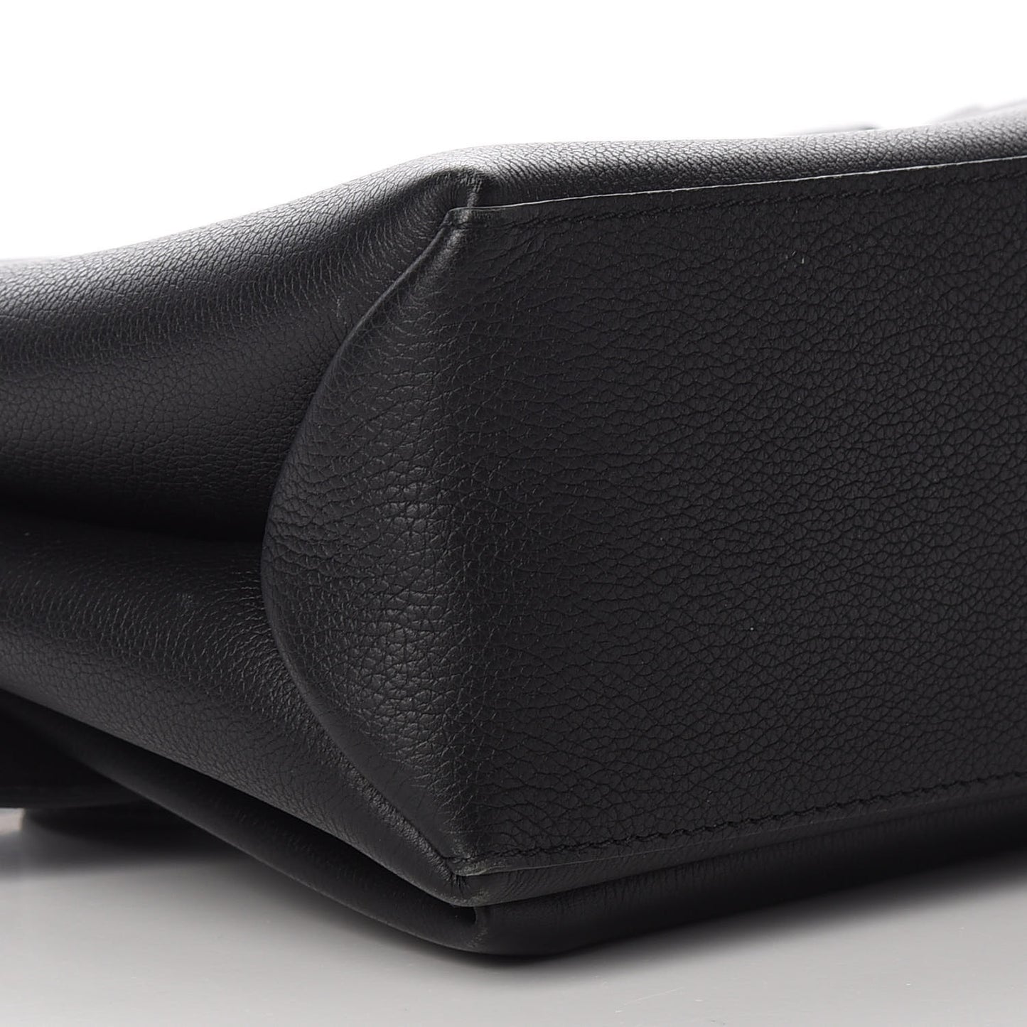 Soft Calfskin My Lockme Top Handle Black