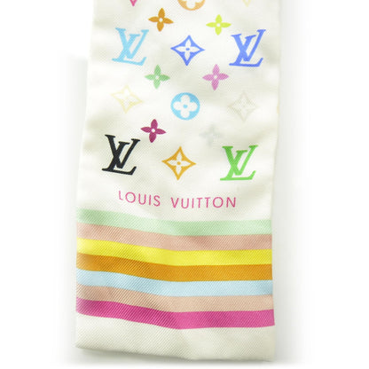 Louis Vuitton Silk Monogram Multicolor Bandeau White 2 of 4