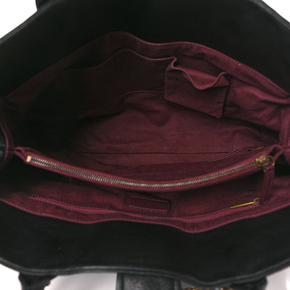 Chanel Glazed Calfskin Stingray Large Bindi CC Tote Black 5 of 11