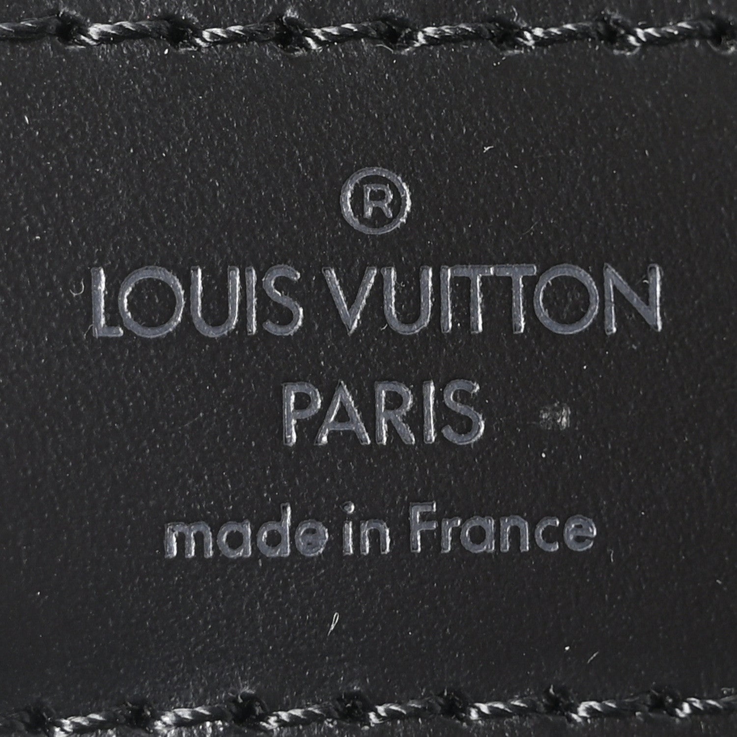 Louis Vuitton Epi Sac D'Epaule Black 6 of 9
