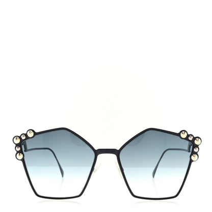Fendi Geometric Dots Sunglasses FF 0261/S Dark Blue 2 of 7