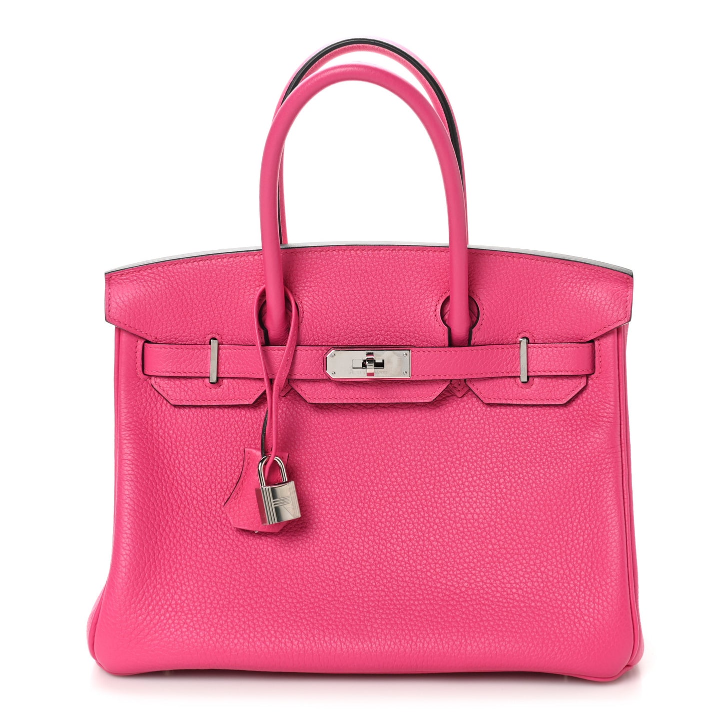 Taurillon Clemence Birkin 30 Rose Shocking