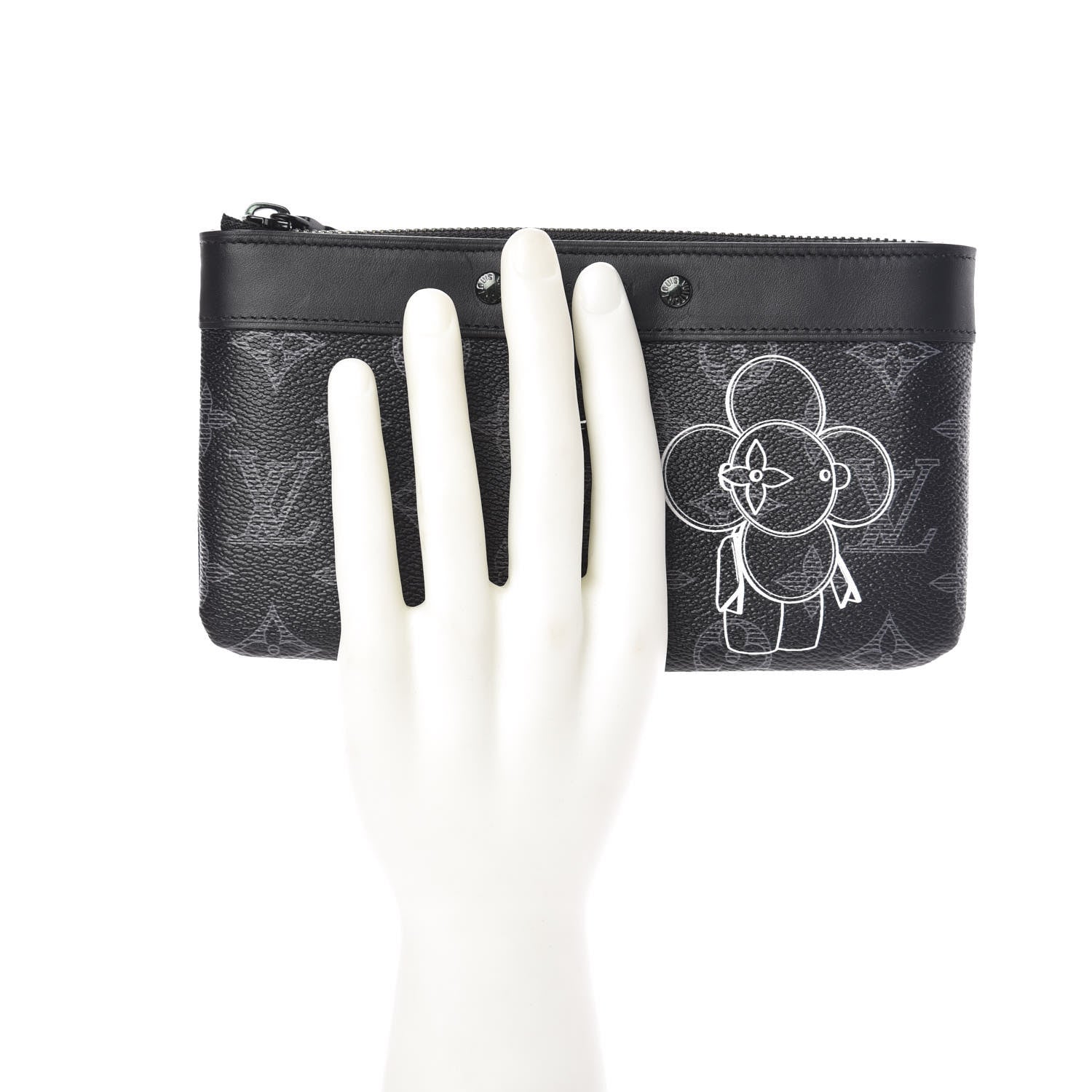 Louis Vuitton Monogram Eclipse Vivienne Pochette Apollo PM 2 of 9