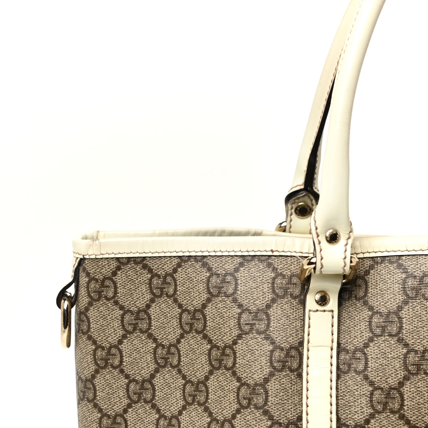 Gucci GG Plus Monogram Medium Joy Tote Off White 14 of 40