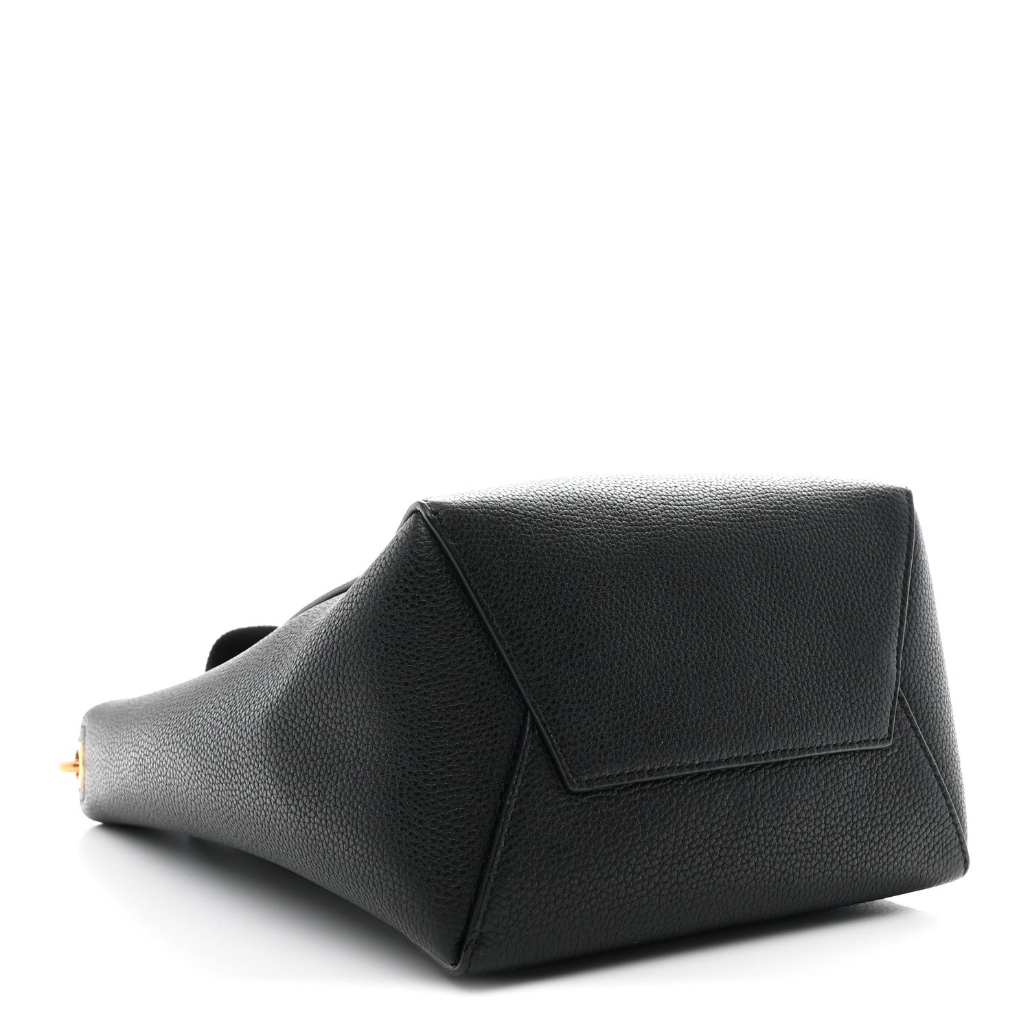 Celine Soft Grained Calfskin Small Sangle Bucket Bag Black 4 of 10