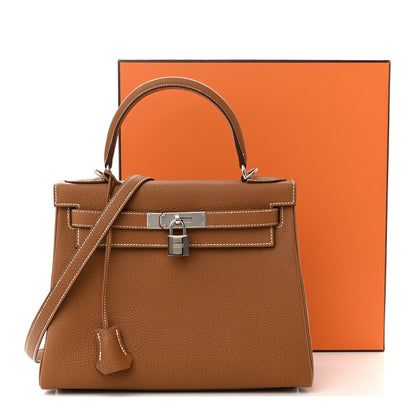 Hermes Togo Kelly Retourne 28 Gold 11 of 11