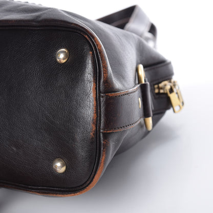 Saint Laurent Calfskin Large Muse Dark Brown 12 of 30