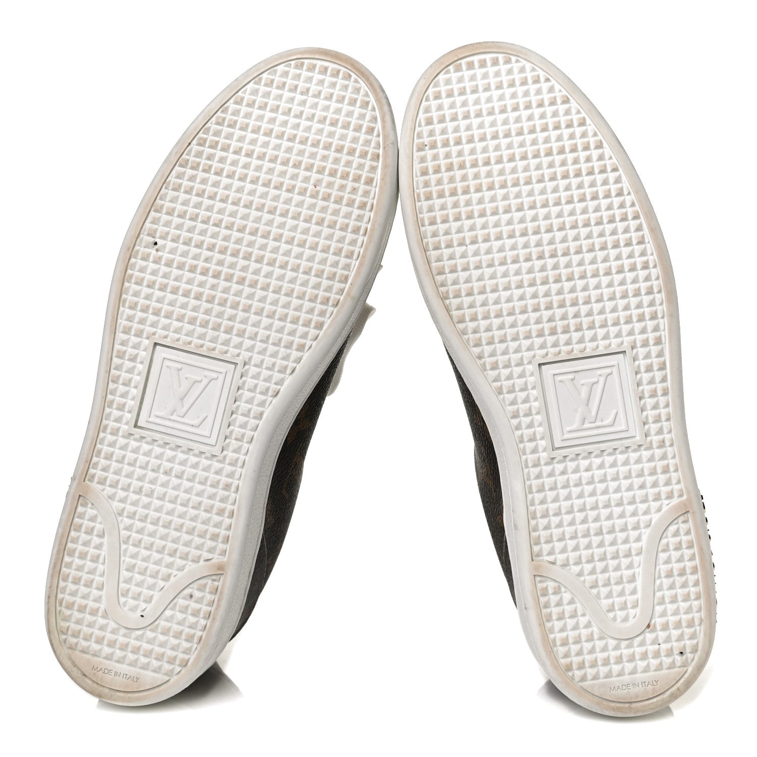 Louis Vuitton Calfskin Monogram LV Black Heart Sneakers 36 Cacao 7 of 13