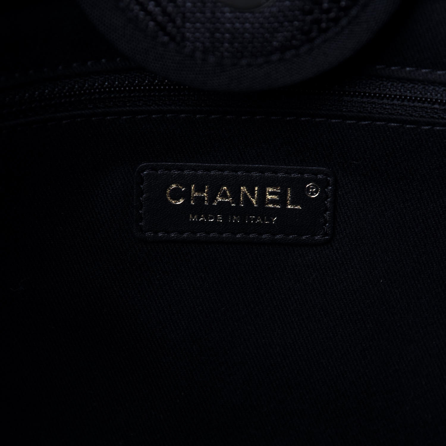 Chanel Mixed Fibers Calfskin Striped Medium Deauville Tote Black 8 of 10