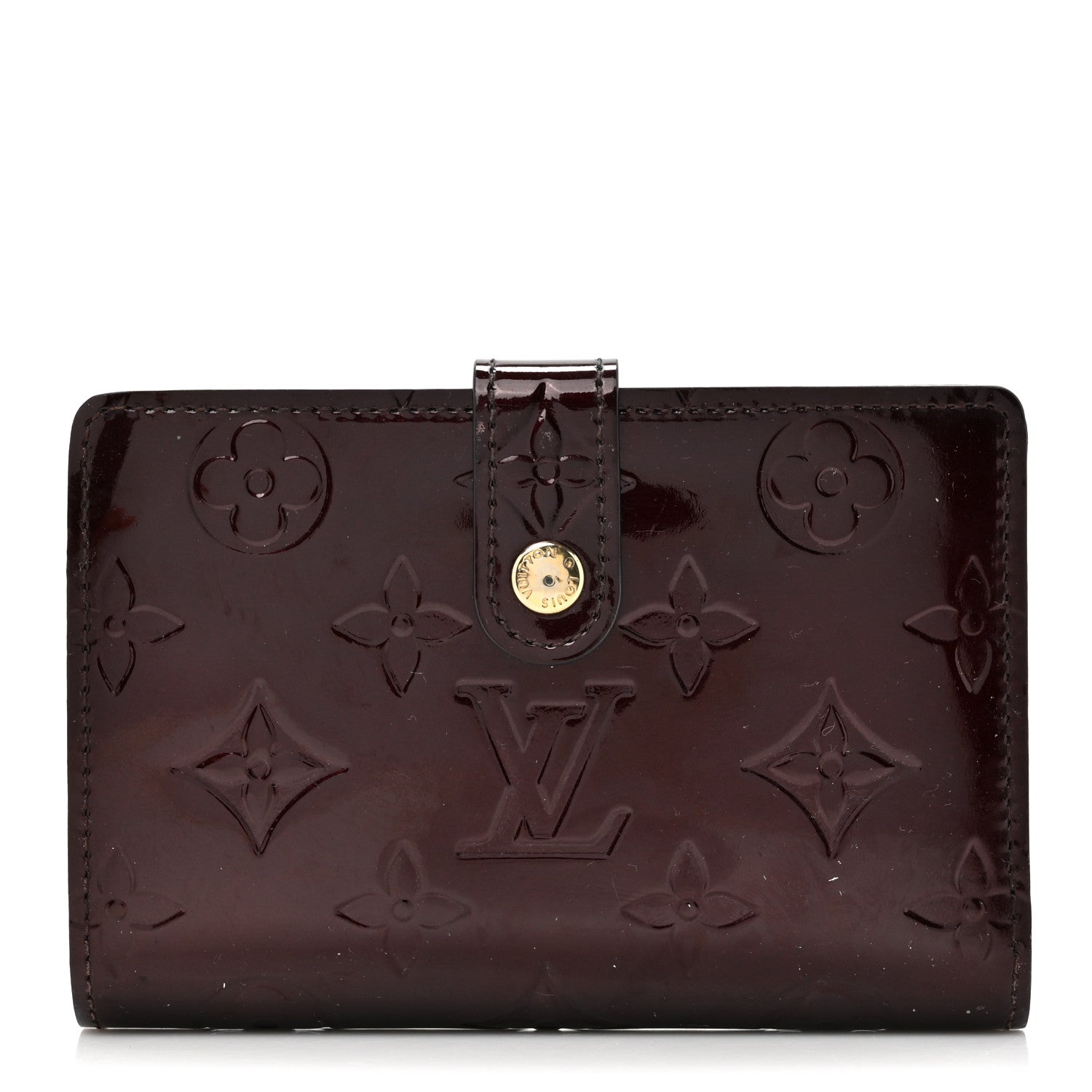 Louis Vuitton Vernis French Purse Wallet Amarante 1 of 9