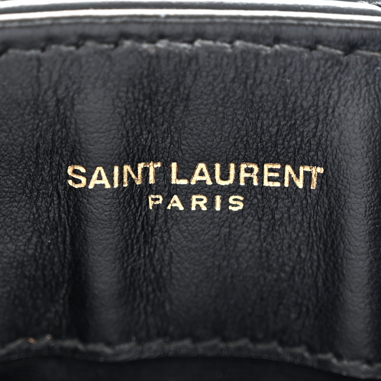 Calfskin Y Quilted Monogram Small Loulou Chain Satchel Black