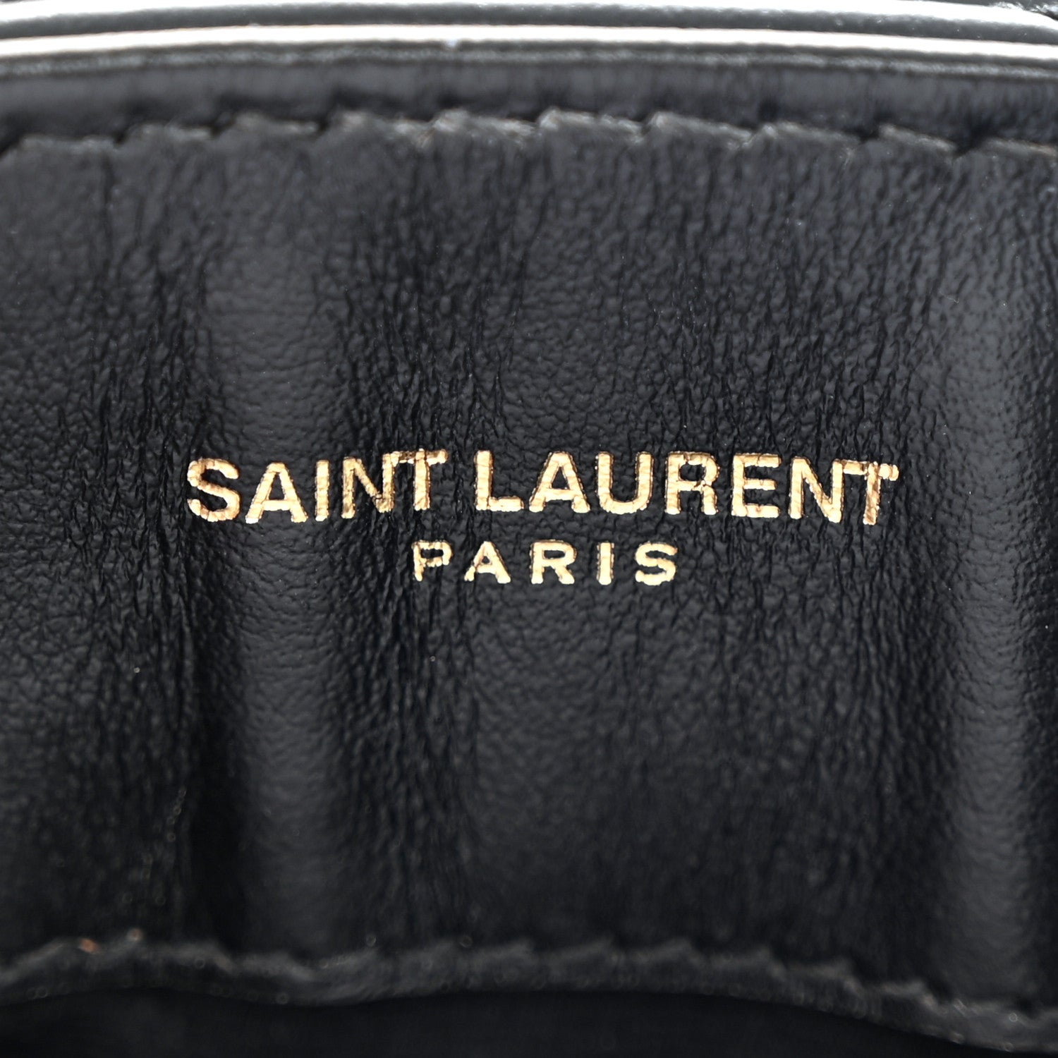 Saint Laurent Calfskin Y Quilted Monogram Small Loulou Chain Satchel Black 7 of 11
