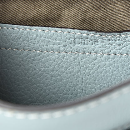 Chloe Calfskin Mini Marcie Round Crossbody Bag Faded Blue 5 of 10