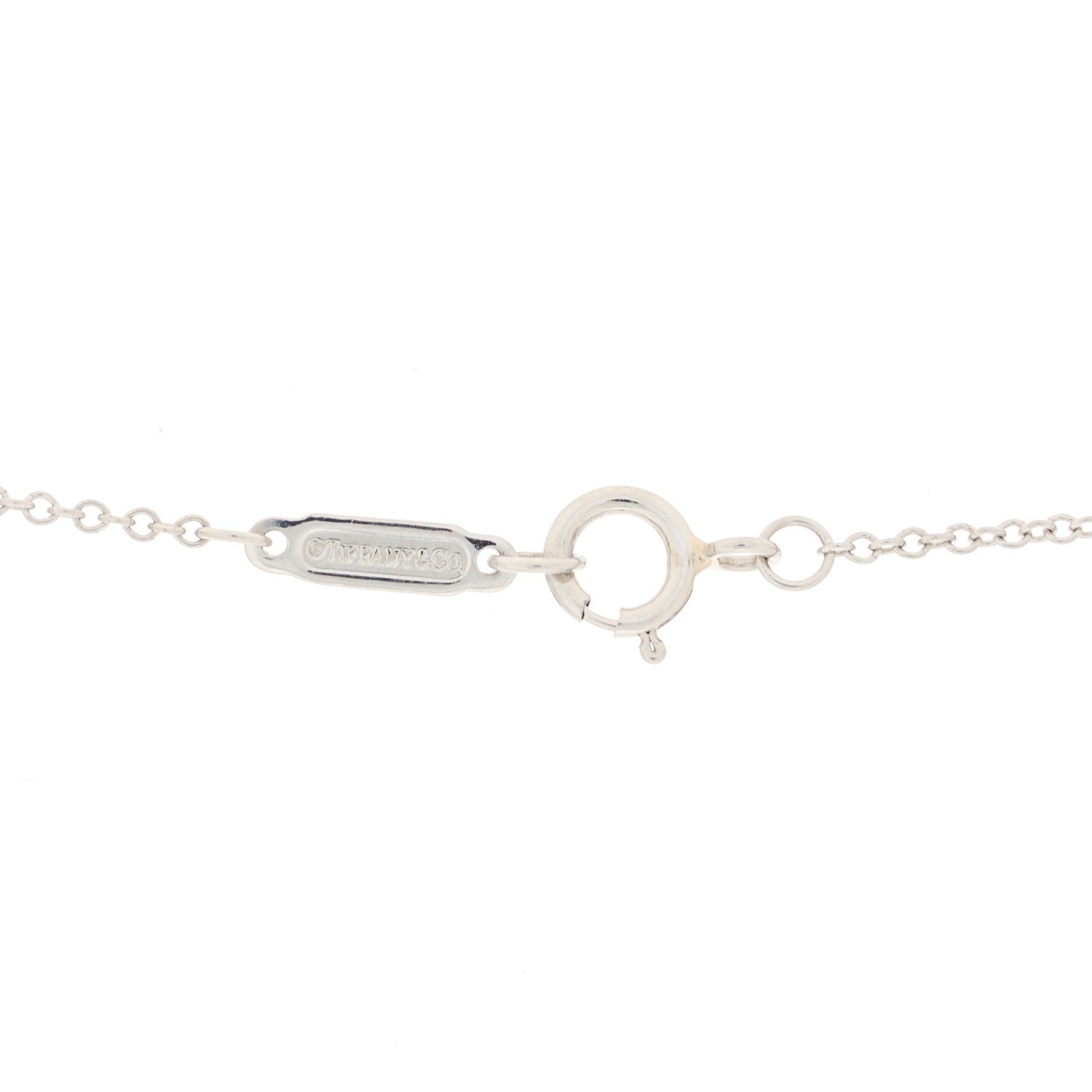 Tiffany Platinum Diamond Pink Tourmaline Paper Flowers Firefly Pendant Necklace 4 of 4