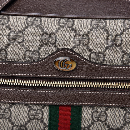 Gucci GG Supreme Monogram Web Small Ophidia Shoulder Bag Brown 9 of 9
