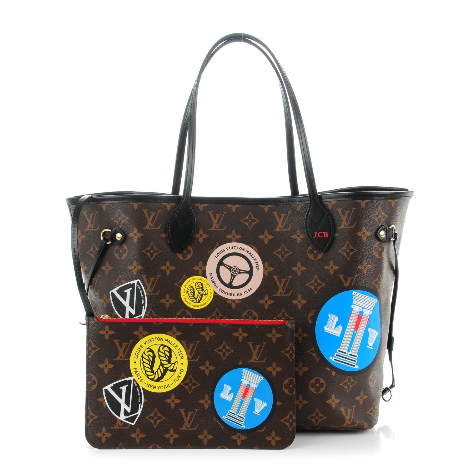 Louis Vuitton Monogram World Tour Neverfull MM 1 of 11