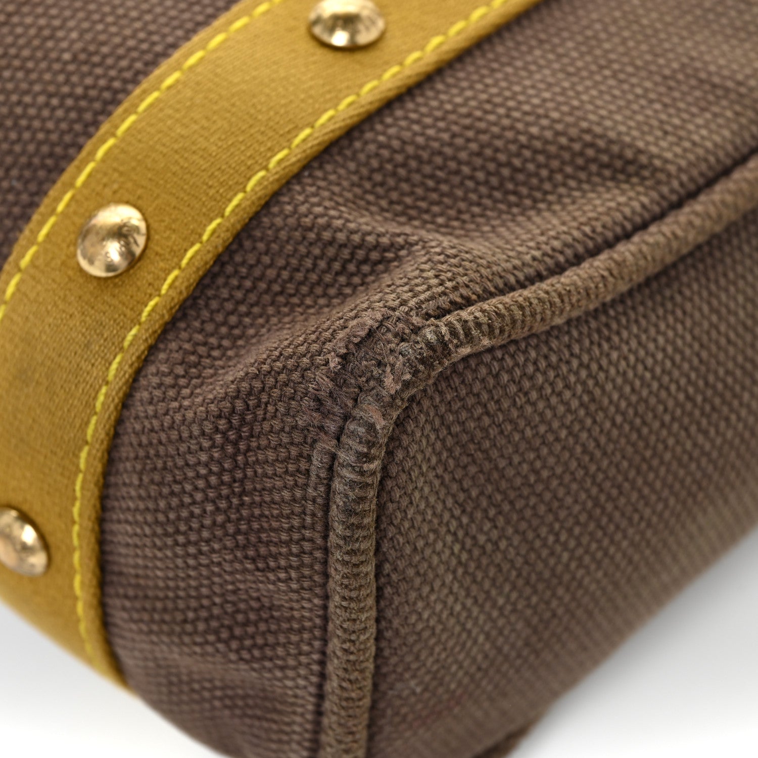 Louis Vuitton Toile Antigua Cabas MM Brown Kaki 13 of 19